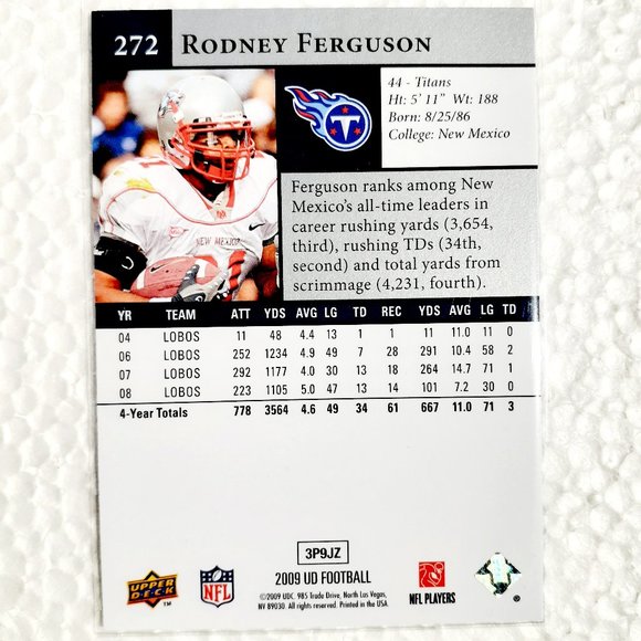 New Mexico Lobos 6 Card Lot - CFTBL [8_7_1] - Picture 6 of 14